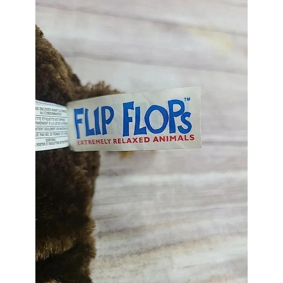 Mary Meyer Flip Flops Plush Buffalo Bison Bull Stuffed Animal Brown Floppy Soft - Picture 6 of 6